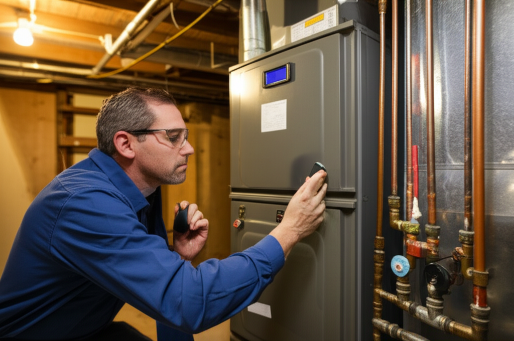 Professional furnace repair service - heating system maintenance and installation